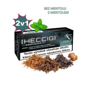 [HECCIG] Nicco Classic 2V1 s nikotinem - Tabák s nádechem karamelu /Mentol