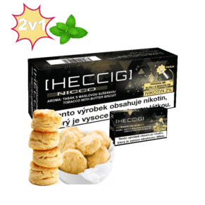 [HECCIG] Nicco 2v1 s nikotinem – Máslová sušenka s vanilkou