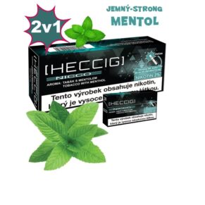 [HECCIG] Nicco 2V1 s nikotinem – Jemný/Silný MENTOL