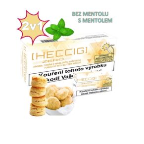 [HECCIG] Zero 2v1 - náplň do přístroje Heat Not Burn bez nikotinu – Máslová sušenka